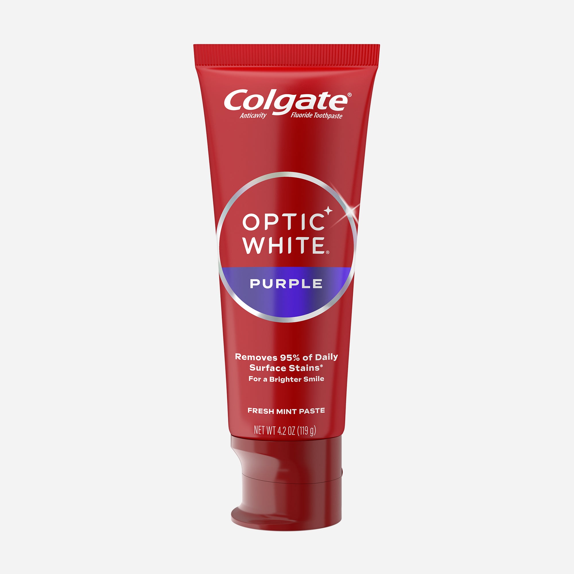 Colgate Optic White Purple Toothpaste for Teeth Whitening