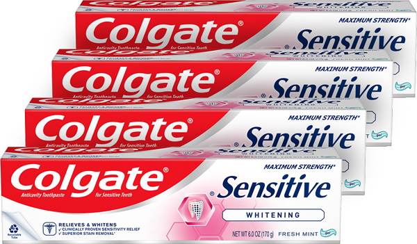Sensitive Whitening Toothpaste Bundle