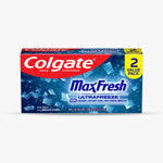 Colgate Max Fresh Toothpaste with Mini Breath Strips, 2 Pack
