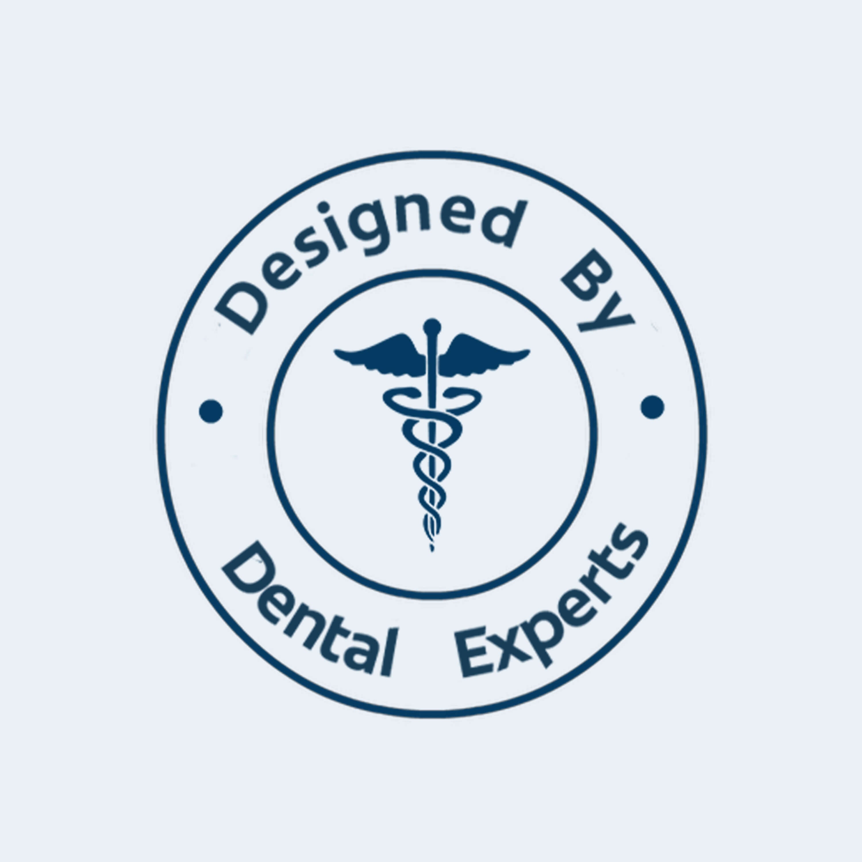 In text: Designed by Dental Experts.