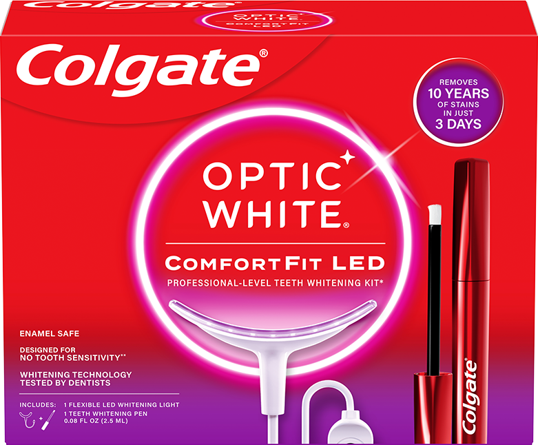 Colgate Optic White ComfortFit LED Teeth Whitening Kit