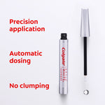 Colgate Optic White Express Teeth Whitening Pen. In text: Precision application. Automatic dosing. No clumping.