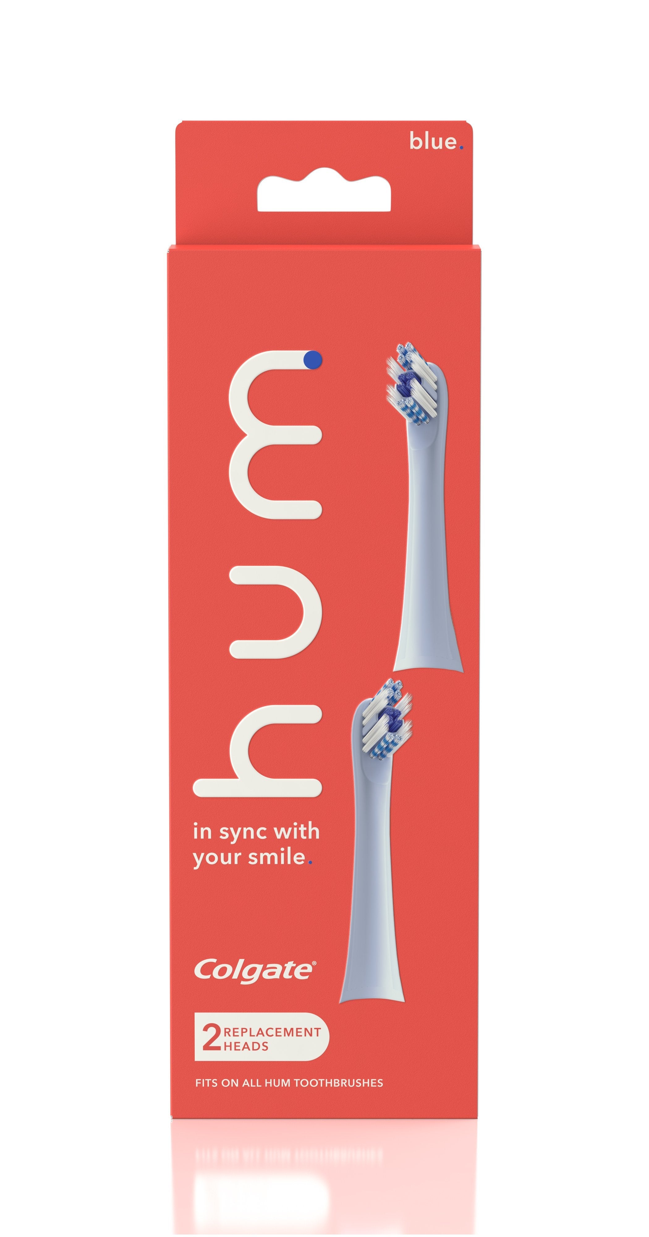 hum Adult Replacement Toothbrush Heads, 2 Pack