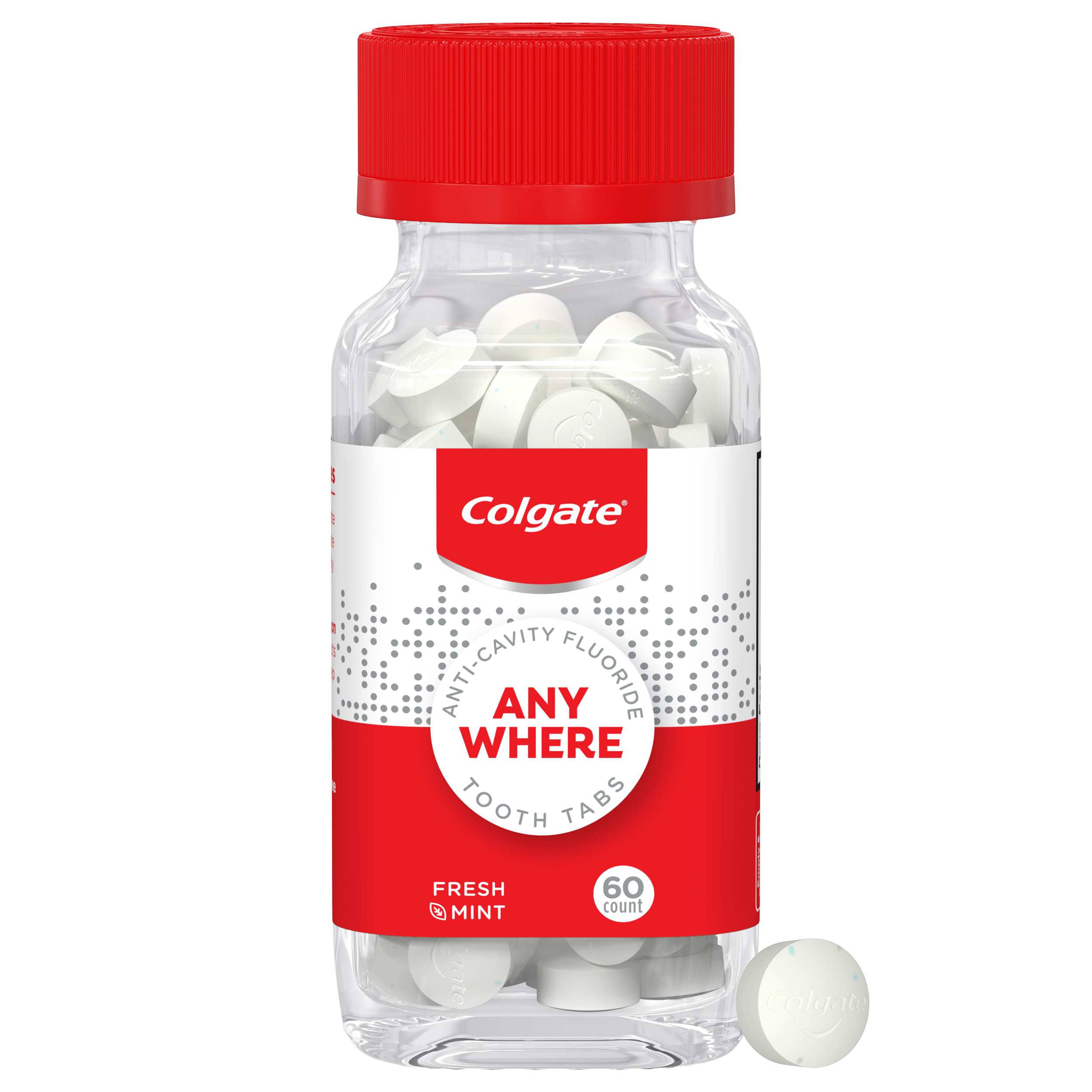 Colgate Anywhere Anticavity Toothpaste Tablets
